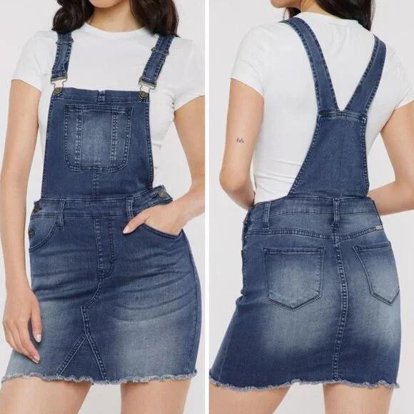 Kancan Denim Overall Dress - Picture 2 of 8